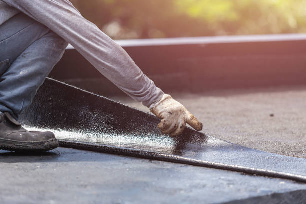 Professional Vapor Barrier Installation technician working in Bloomingdale, MI